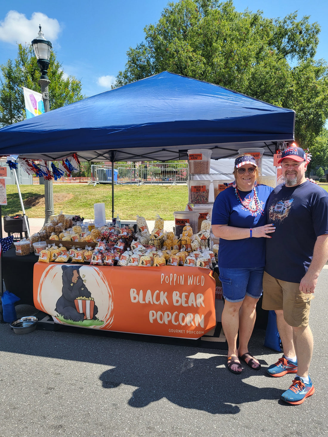 Black Bear Sighting at Red, White and Boom Festival!